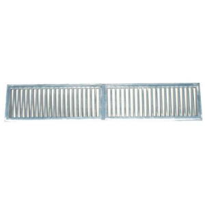 GRELHA ALUMINIO COM PORTA GRELHA 20X100CM PRIME ALUMINIO