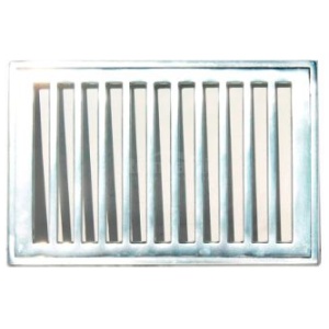 GRELHA ALUMINIO COM PORTA GRELHA 20X30CM PRIME ALUMINIO