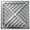 GRELHA ALUMINIO COM PORTA GRELHA 20X20CM PRIME ALUMINIO