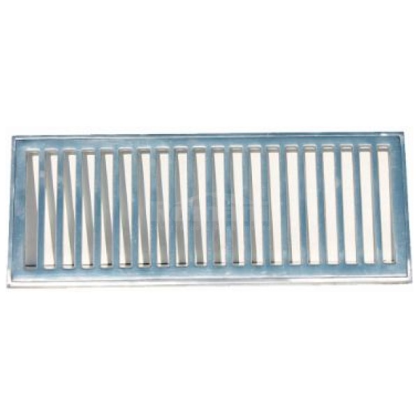 GRELHA ALUMINIO COM PORTA GRELHA 20X50CM PRIME ALUMINIO