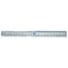 GRELHA ALUMINIO COM PORTA GRELHA 10X100CM PRIME ALUMINIO