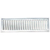 GRELHA ALUMINIO COM PORTA GRELHA 10X50CM PRIME ALUMINIO