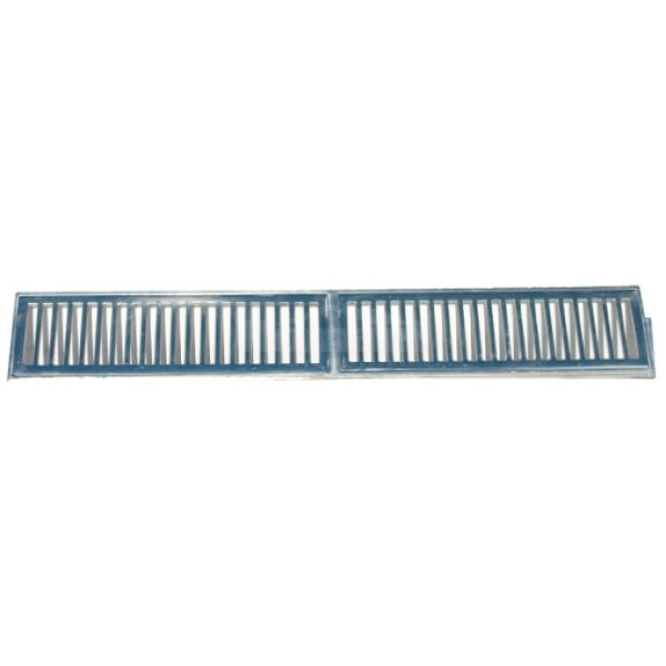 GRELHA ALUMINIO COM PORTA GRELHA 15X100CM PRIME ALUMINIO