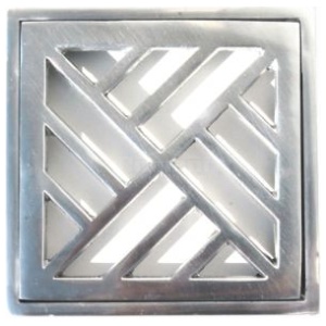 GRELHA ALUMINIO COM PORTA GRELHA 15X15CM PRIME ALUMINIO