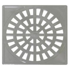 GRELHA QUADRADA CROMADA 15X15CM GR18 ASTRA