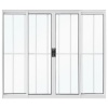 JANELA ALUM BRANCO 4F 120X100-8 C/GR CLAS CRV P 2622