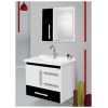 KIT LIFE 60CM BRANCO/PRETO FABRIBAM COM PÉS