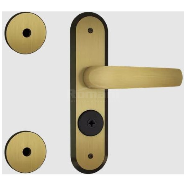 KIT SEGURANÇA 1800/09 3 FECHADURAS TETRA OXIDADO STAM 34267