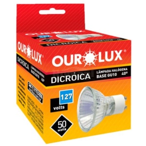 LAMP DICROICA GU10 127V 50W OUROLUX 01386