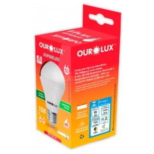 LAMPADA LED ALTA/POT 15W BIV 6500K OUROLUX 20390