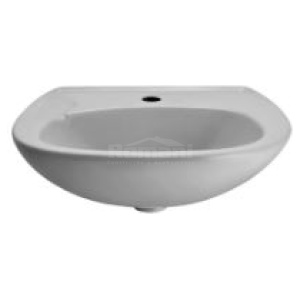 LAVATORIO PARA COLUNA SABARA 46X35 CINZA ICASA IL3203 (SEM COLUNA)