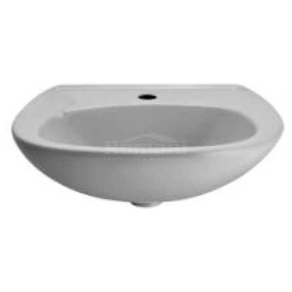 LAVATORIO PARA COLUNA SABARA 46X35 CINZA ICASA IL3203 (SEM COLUNA)
