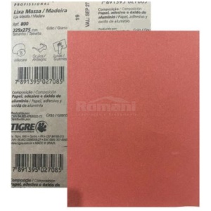LIXA MASSA TIGRE G220 PROFISSIONAL 225X275MM REF800