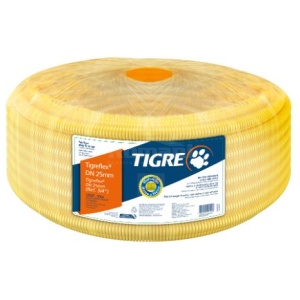 ELETRODUTO CORRUGADO AMARELA 32MM (1") ROLO 25M TIGREFLEX