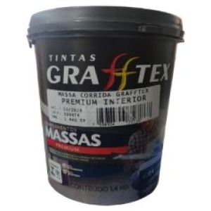 MASSA CORRIDA INTERIOR PREMIUM 0,9L 1,4KG GRAFFTEX