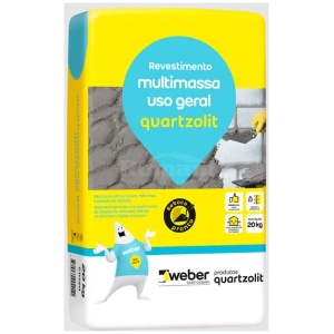 MASSA PRONTA MULTIMASSA 20KG QUARTZOLIT USO GERAL
