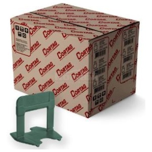 NIVELA PISO CORTAG ECO (VERDE) 2,0MM -PCT 500 62411