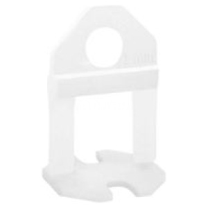 NIVELA PISO FIT BASE 2,0MM BRANCO 100PC MOLDIMPLAS