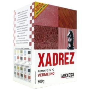 PIGMENTO EM PO 500GR VERMELHO XADREZ
