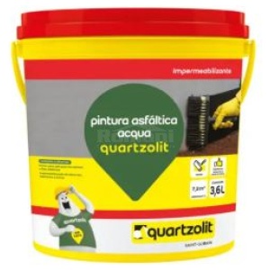 PINTURA ASFALTCA ACQUA GALAO 3,6L QUARTZOLIT