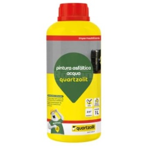 PINTURA ASFALTCA ACQUA FRASCO 1L QUARTZOLIT