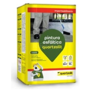 PINTURA ASFALTICA (SOLVENTE) LATA 18L QUARTZOLIT