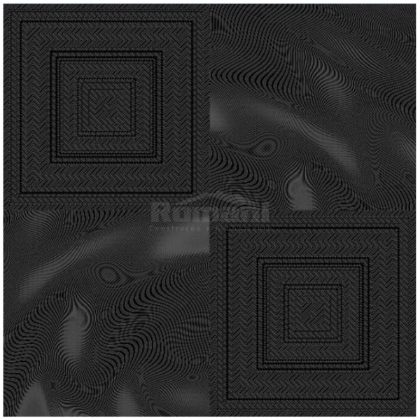 PISO MIRAGE JGRES 50X50 PRETO 2,50 MT