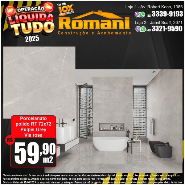 PORC LEF PULPIS GREY RT POLIDO 71X71 (2,52)*