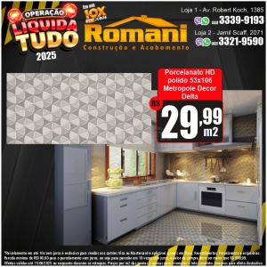 PORC RT METROPOLE DECOR 53X106 POLIDO DELTA (2,25)*