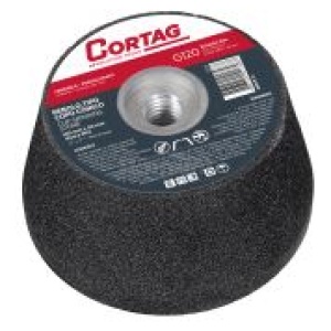 REBOLO CONICO 100 mm G 120 M14 CORTAG 61750