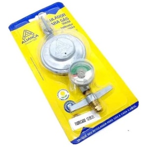 REGULADOR GAS 504/01 MEDIO C/ MANOMETRO ALIANÇA
