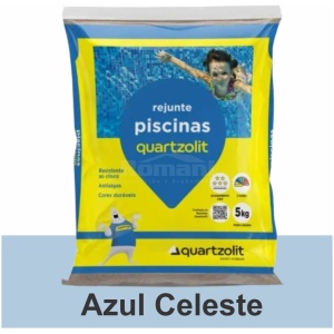 REJUNTE PISCINA FLEX 5KG AZUL CELESTE QUARTZOLIT