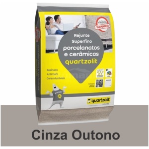 REJUNTE PORCELANATO FLEX 1KG CINZA OUTONO QUARTZOLIT