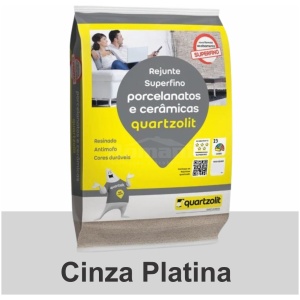 REJUNTE PORCELANATO FLEX 1KG CINZA PLATINA QUARTZOLIT