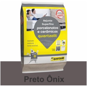 REJUNTE PORCELANATO FLEX 1KG PRETO ONIX QUARTZOLIT