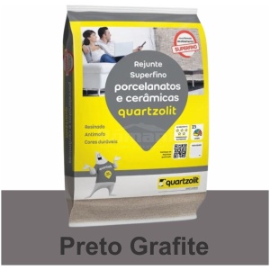 REJUNTE PORCELANATO FLEX 1KG PRETO GRAFITE QUARTZOLIT