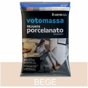 REJUNTE PORCELANATO RESINADO VOTORAN BEGE 1KG#