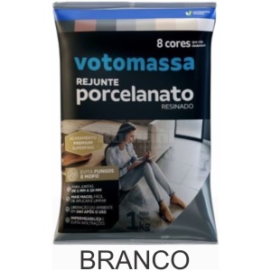 REJUNTE PORCELATO RESINADO VOTORAN BRANCO 1KG#