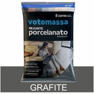 REJUNTE PORCELANATO RESINADO VOTORAN GRAFITE 1KG#