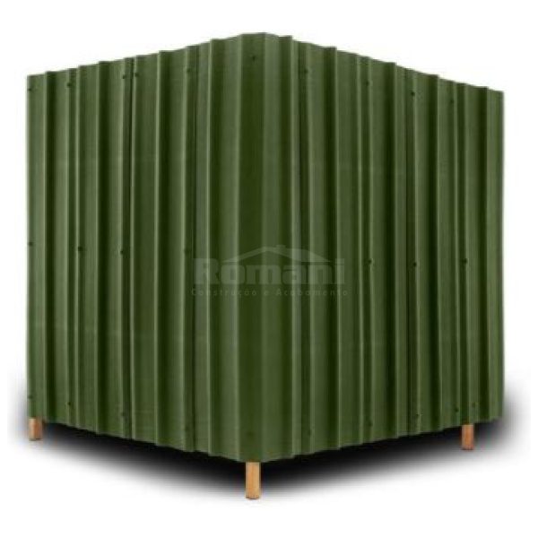 TAPUME ECOLOGICO VERDE 200 CM X 97 CM ONDULINE#