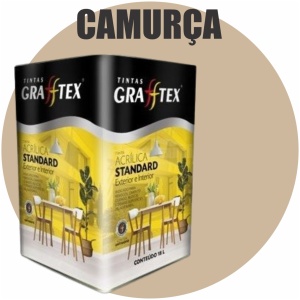 TINTA ACRILICA FOSCA STANDARD INT/EXT 18L CAMURÇA GRAFFTEX
