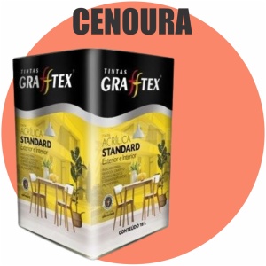 TINTA ACRILICA FOSCA STANDARD INT/EXT 18L CENOURA GRAFFTEX