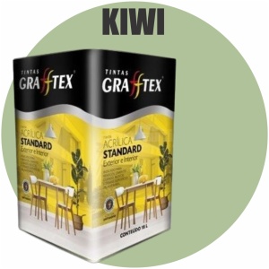 TINTA ACRILICA FOSCA STANDARD INT/EXT 18L KIWI GRAFFTEX