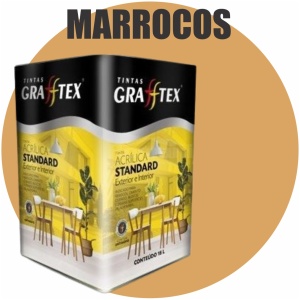 TINTA ACRILICA FOSCA STANDARD INT/EXT 18L MARROCOS GRAFFTEX