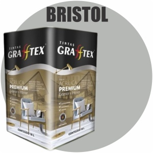 TINTA ACRILICA FOSCA PREMIUM INT/EXT 18L BRISTOL GRAFFTEX