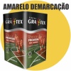 TINTA ACRILICA FOSCA PISOS E QUADRAS PREMIUM 18L AMARELO DEMARCAÇAO GRAFFTEX
