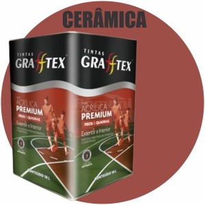 TINTA ACRILICA FOSCA PISOS E QUADRAS PREMIUM 18L CERAMICA GRAFFTEX