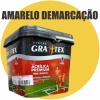 TINTA ACRILICA FOSCA PISOS E QUADRAS PREMIUM 3,6L AMARELO DEMARCAÇAO GRAFFTEX