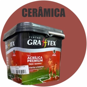 TINTA ACRILICA FOSCA PISOS E QUADRAS PREMIUM 3,6L CERAMICA GRAFFTEX