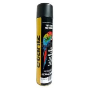TINTA SPRAY ETANIZ 210G/400ML ALTA TEMPERATURA PRETO FOSCO